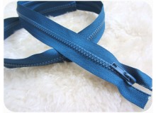 Reißverschluss aus Kunststoff 5mm trennbar 85cm -Petrol